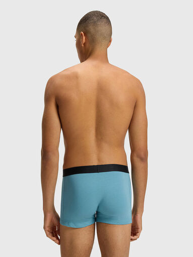 Set of three pairs of colorful boxer shorts - 3