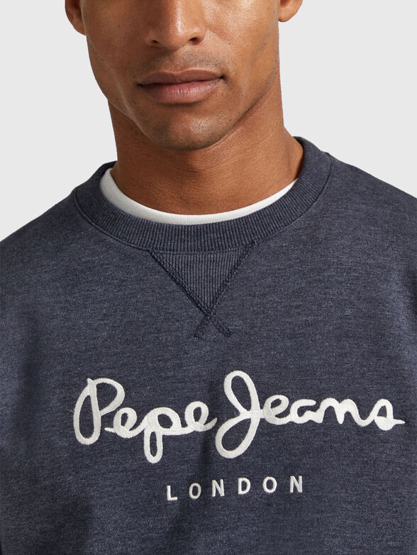 NOUVEL sweatshirt with contrasting logo embroidery - 4