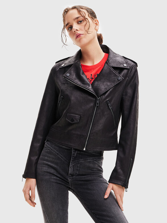 Faux leather jacket - 1