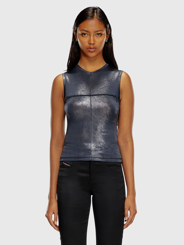 T-VEZZY top with accent slits  - 1