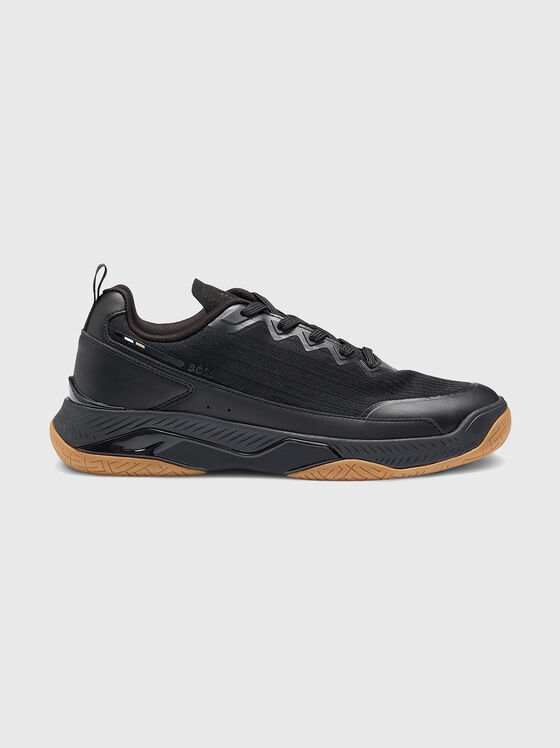 Sports shoes in black - 1