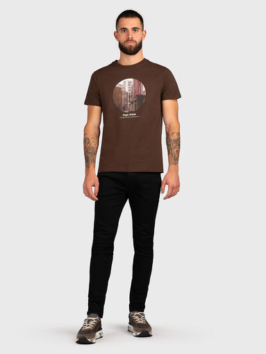 MASON black jeans with logo patch - 5