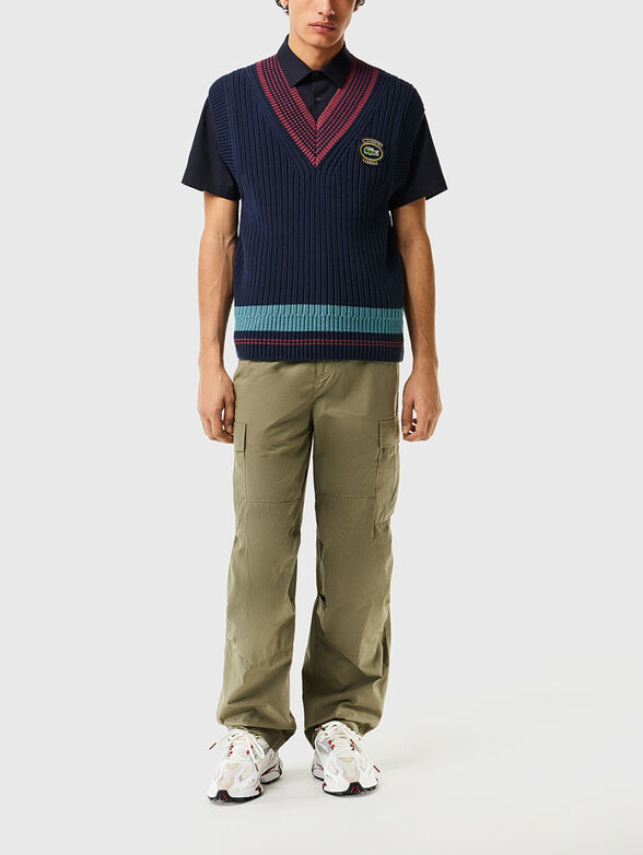 Short sleeve shirt in blue  - 2