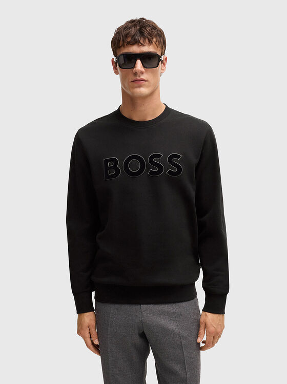 Памучен суитшърт C-SOLERI 60 с лого - 1