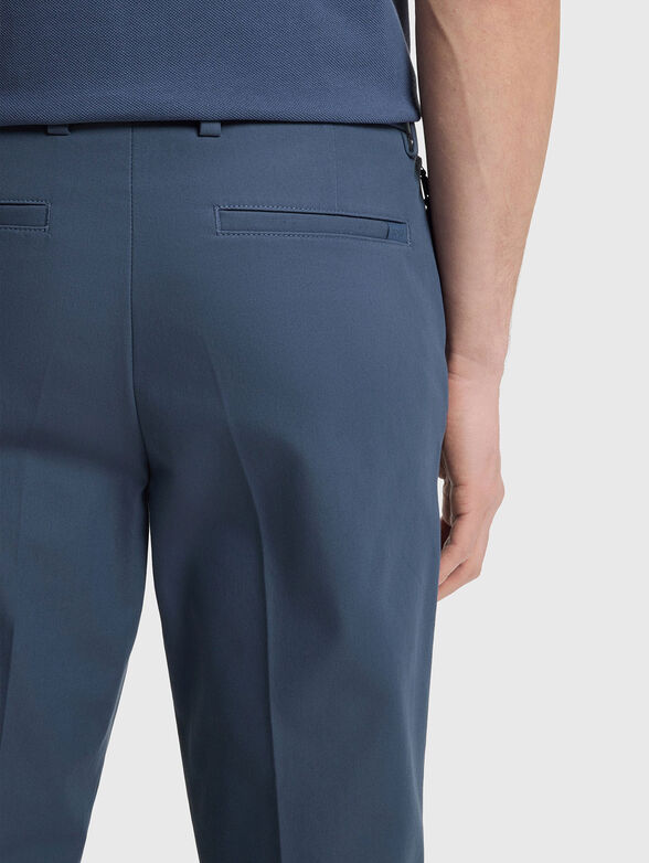 Cotton slim trousers - 3