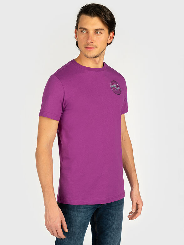 AKIO cotton Т-shirt with print on the back - 1