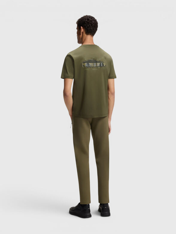 Cotton T-shirt with a statement back - 2