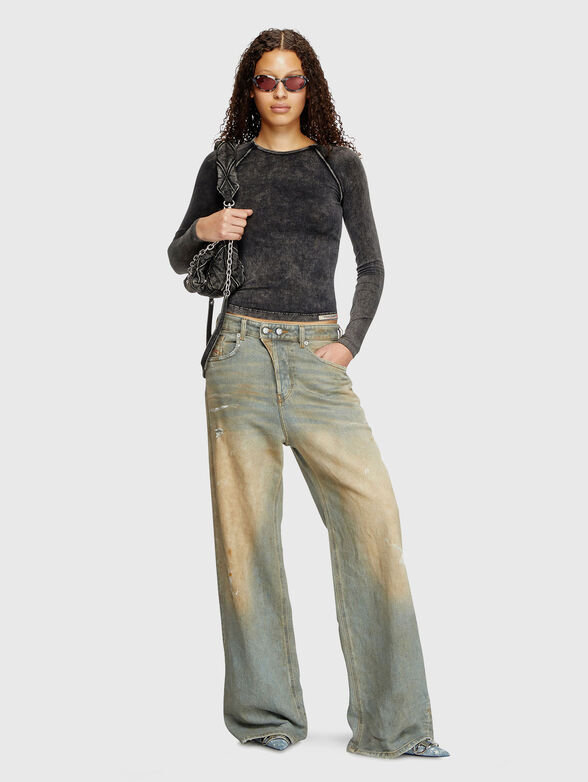 1996 D-SIRE L.30 wide leg jeans - 4