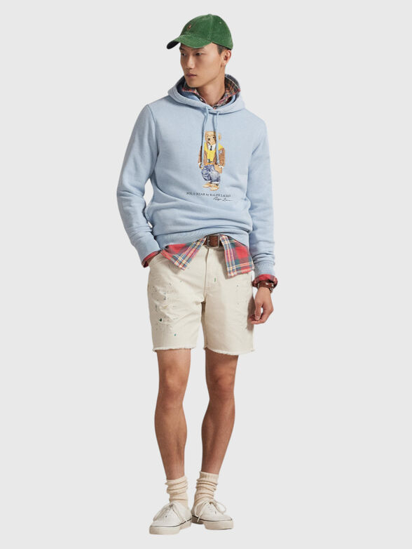 Hooded sweatshirt with Polo Bear print - 2