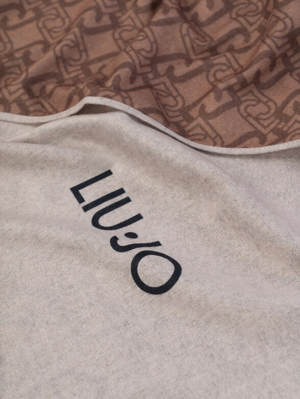 Scarf with logo print - 4