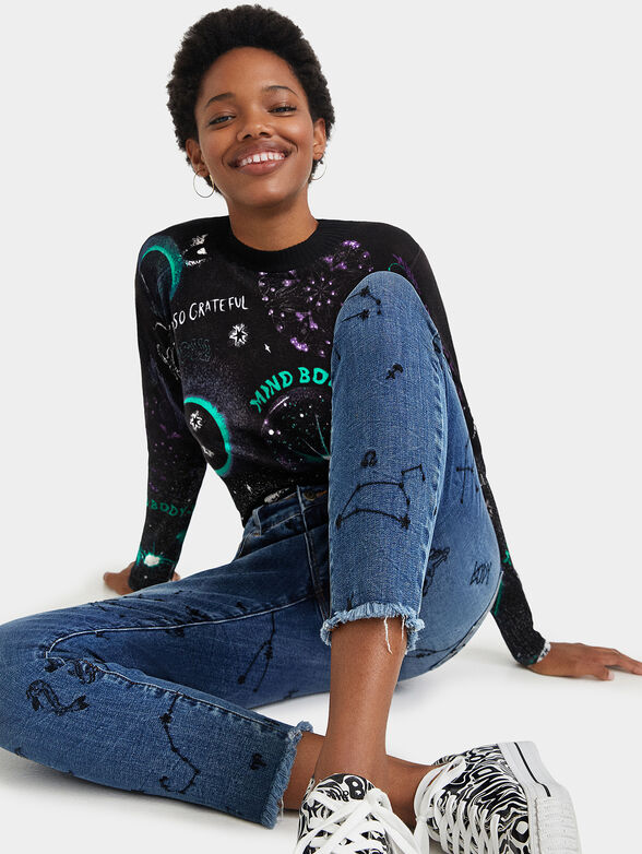AUSTRA jeans with accent embroidery - 6