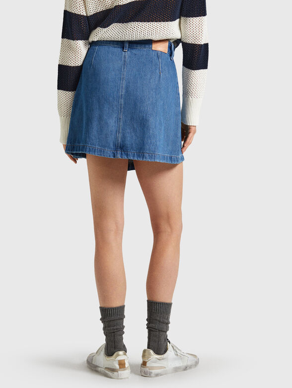 Mini denim skirt - 2