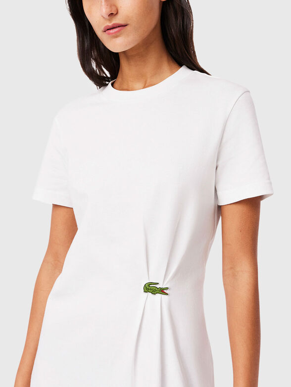 Short sleeved mini dress with logo - 3