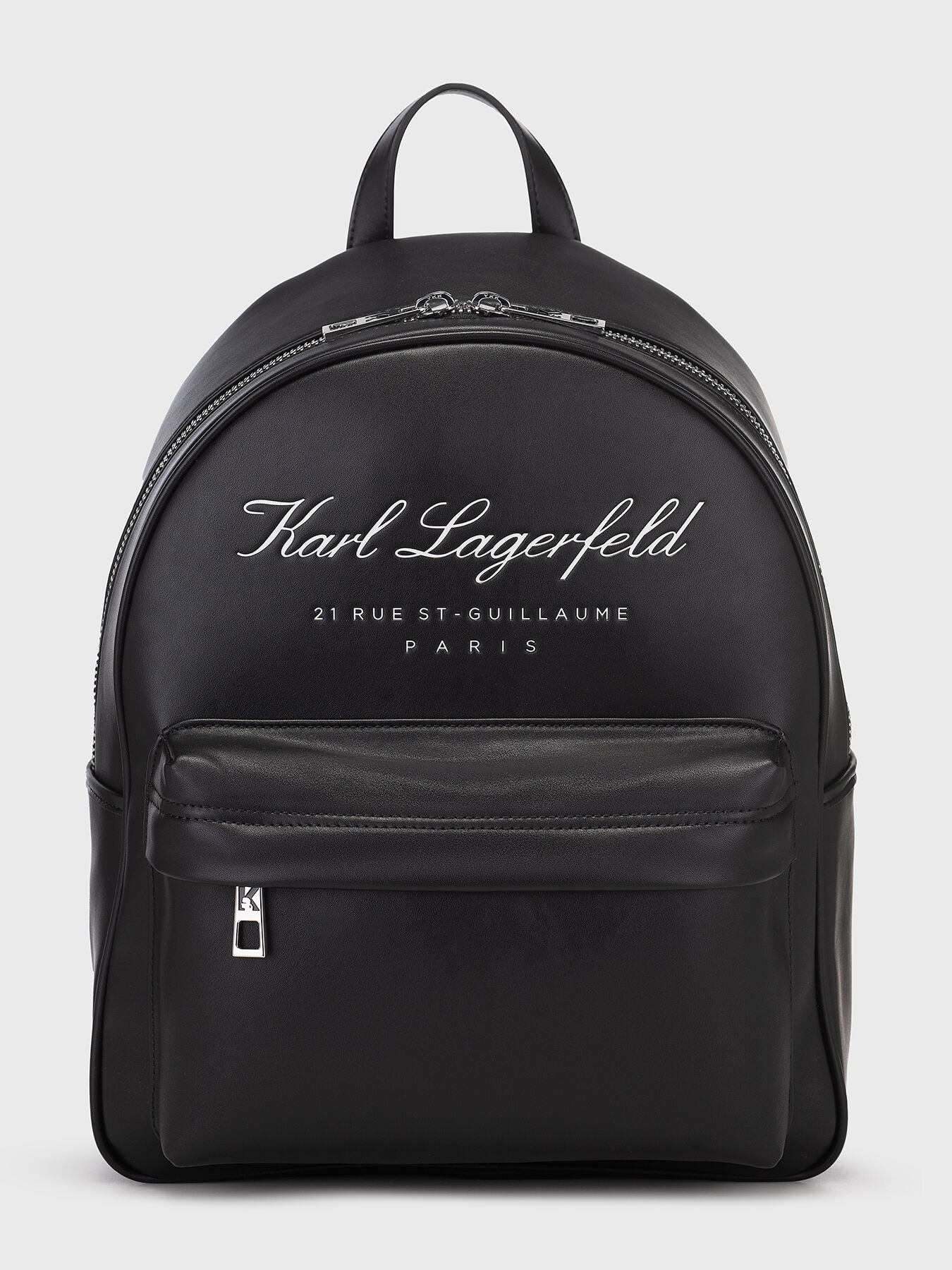 Karl lagerfeld leather backpack online