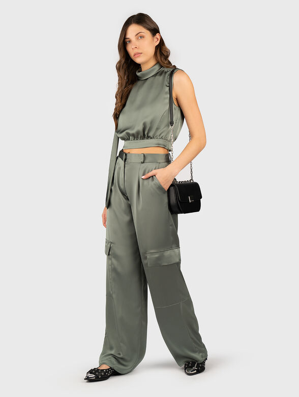 CANILE short top with high collar - 1