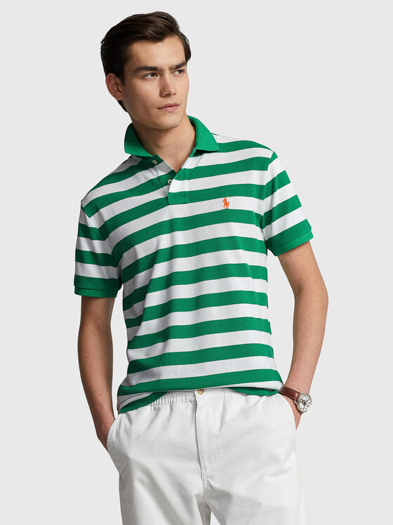 Striped cotton Polo-shirt - 1