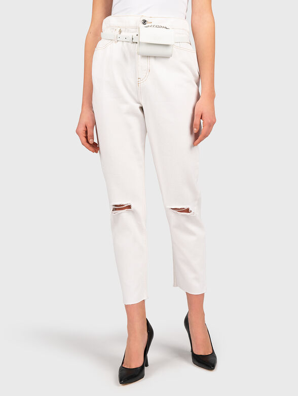 Jeans in white color - 1