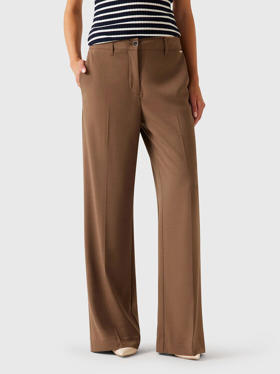 Панталон DOROTHEE с висока талия и лого - 1