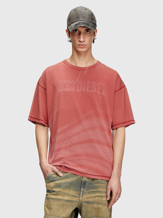 T-ADJUST-R13 cotton T-shirt with logo - 1
