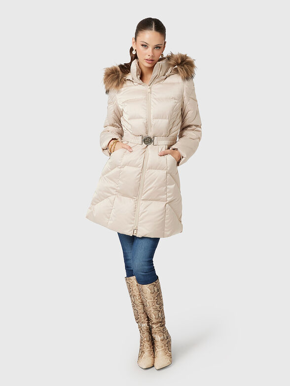 NEW OLGA padded jacket with belt - 2