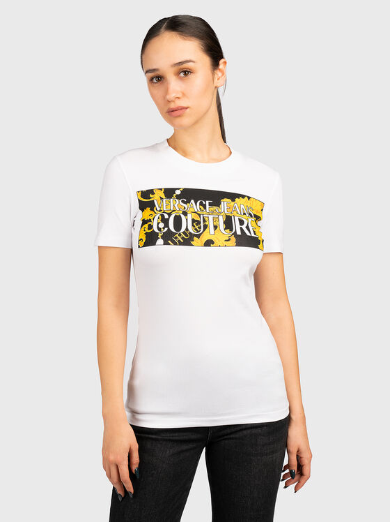 T-shirt with baroque print - 1