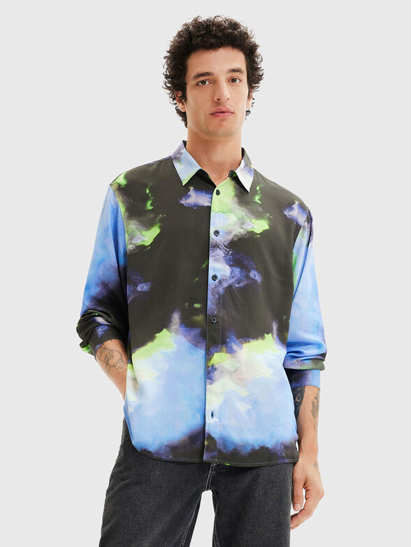 LUX shirt with multicolored print - 1