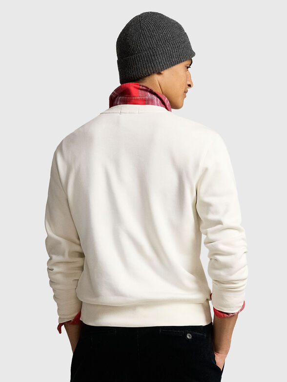 White sweatshirt with Polo Bear motif - 3