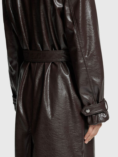 Trench coat with waist belt - 5