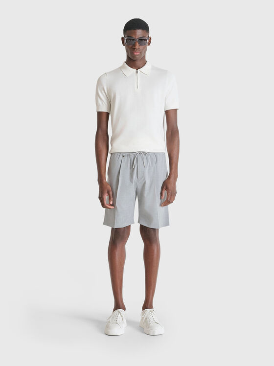 Къси панталони с връзки на талията - 1