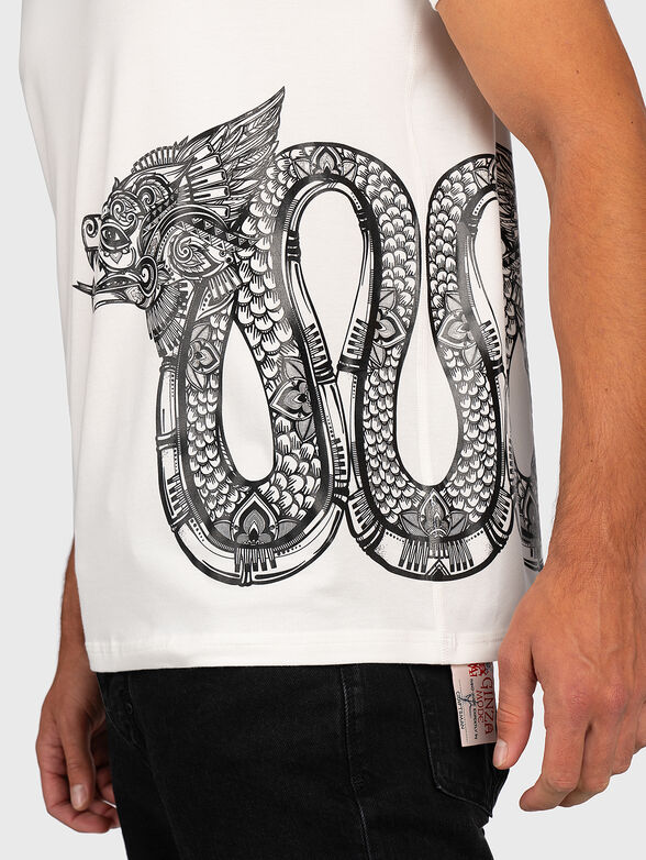 GMTS 089 T-shirt with contrasting print - 5