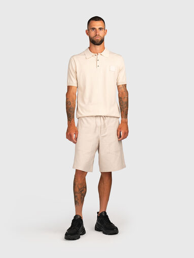 Linen blend shorts - 5