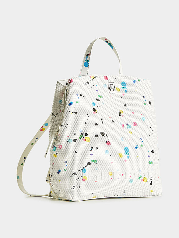 Backpack with art splashes - 4