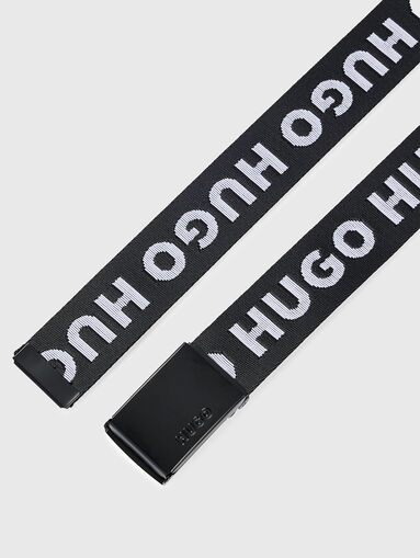 GARRATT textile belt with logo accent - 4