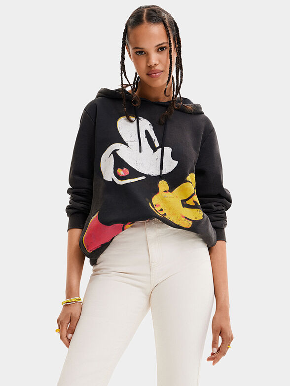 Sweatshirt with Mickey Mouse print - 1