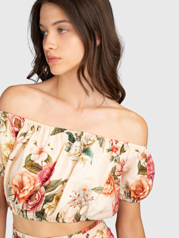 Floral print top - 4
