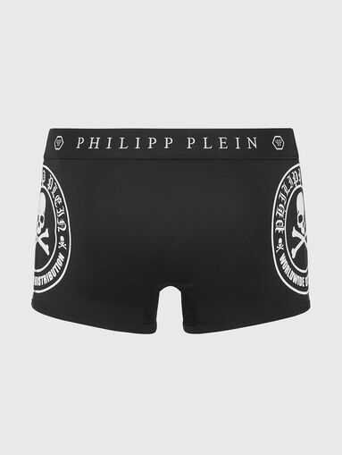 SKULL & BONES black trunks with print - 4