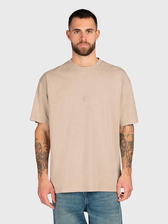 Cotton T-shirt with logo - 1
