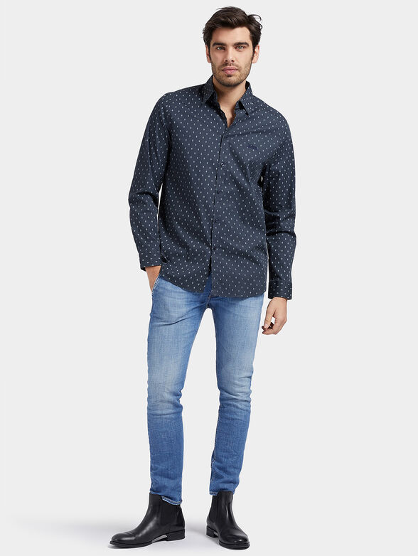 SUNSET Shirt with delicate print - 2
