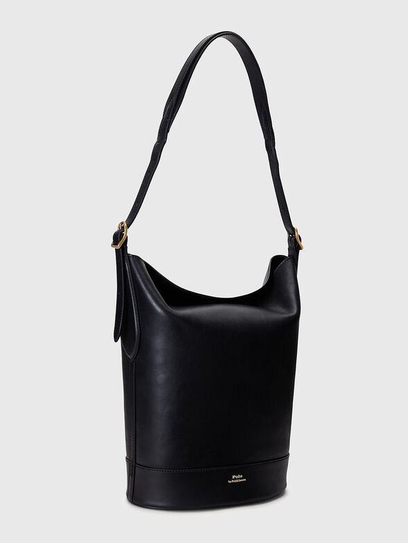 Leather bag in black  - 4