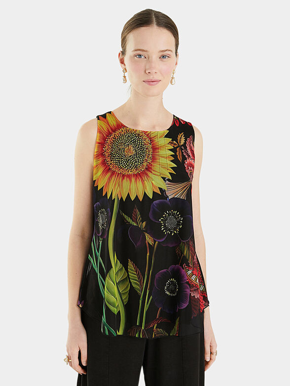 Top MELINA with floral print - 2