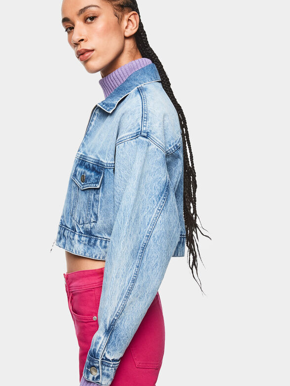 DUA LIPA X PEPE JEANS Cropped denim jacket - 2