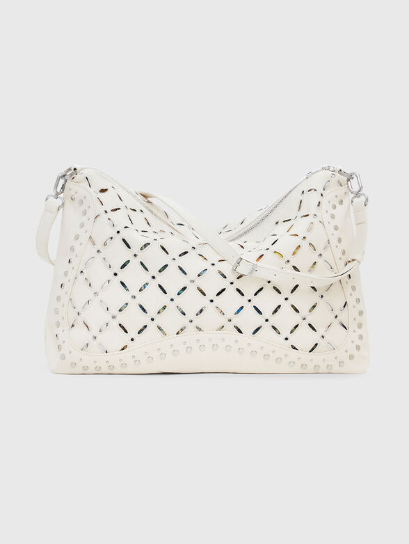 Medium perforated crossbody bag - 3