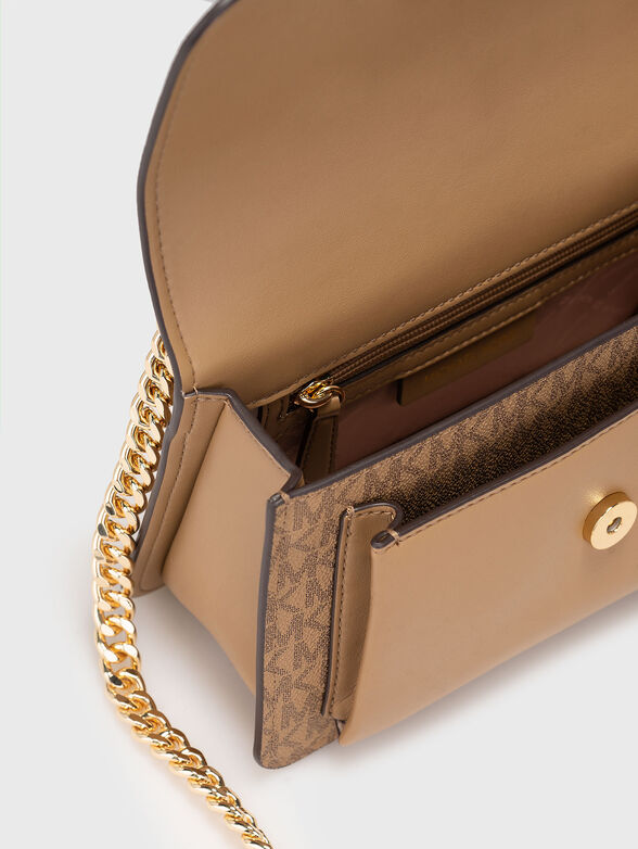 Crossbody bag with monogram logo print - 6