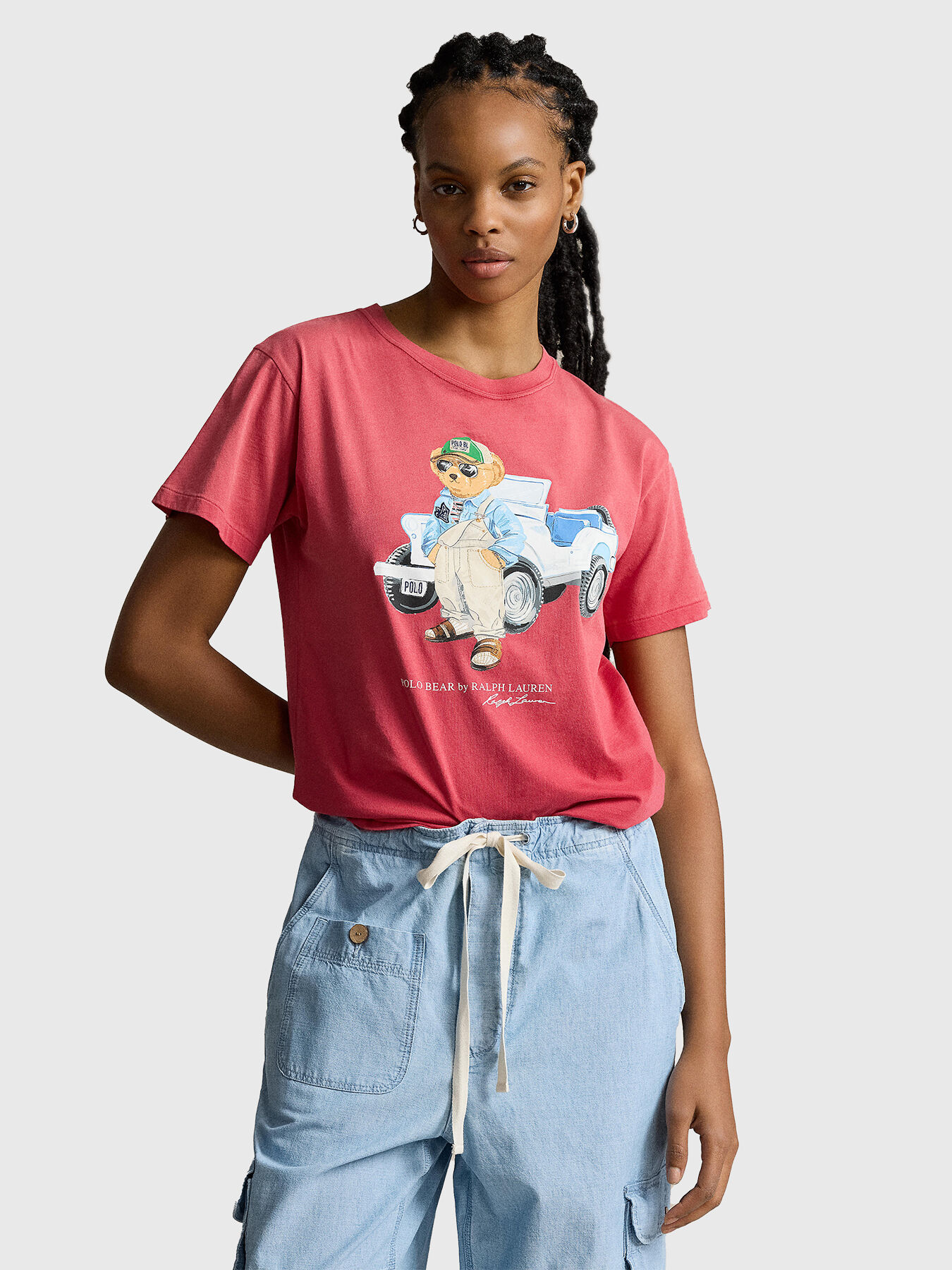 【★人気★Men’s R Lauren★Polo Bear Cotton Jersey Tシャツ】 Polo Bear Jersey T-Shirt