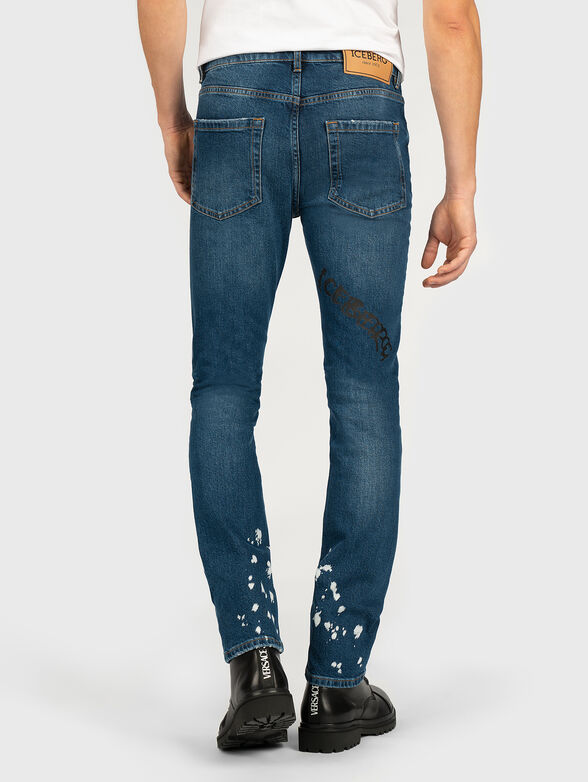 Distressed jeans with Looney Tunes design - 2