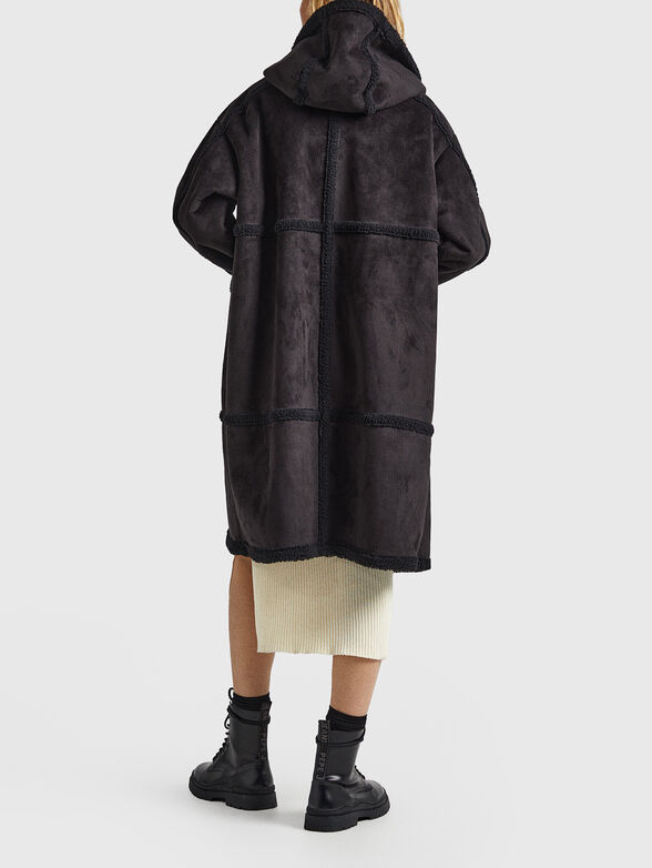 RORY black oversized coat - 2