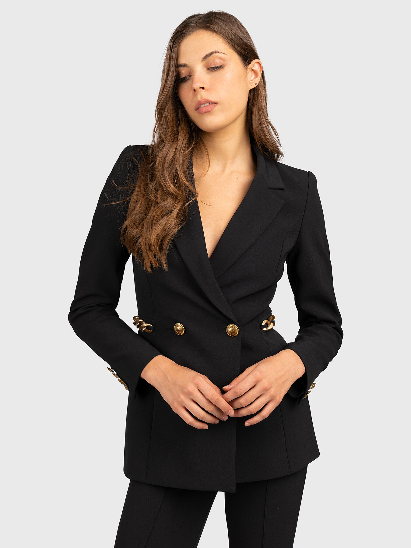 AMBER blazer with golden accent brand Marciano