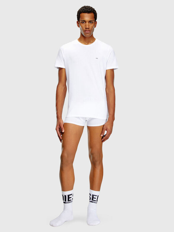 Set of three black cotton t-shirts - 4