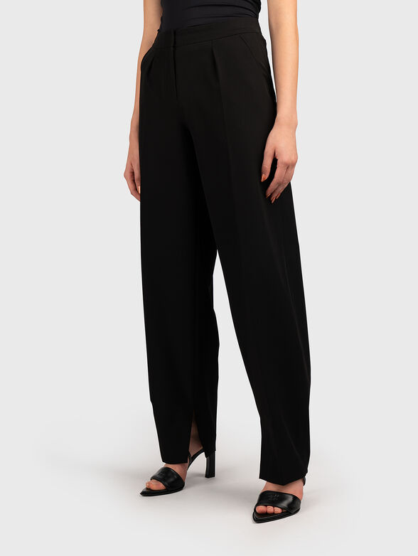 Trousers with accent hem  - 1