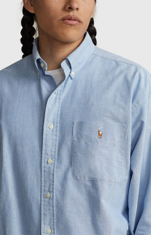 Light blue cotton shirt brand POLO RALPH LAUREN 